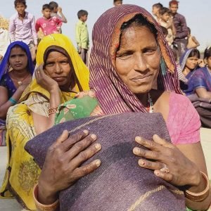 Blanket Distribution Baleshpurwa UP