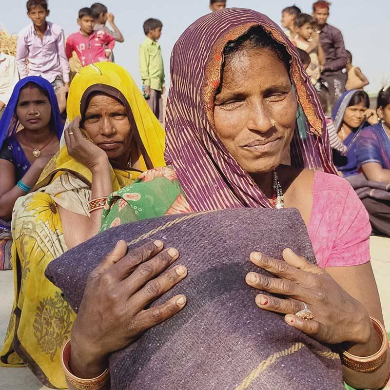 Blanket Distribution Baleshpurwa UP